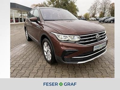 Ginger brown metallic Gebraucht 2022 VW Tiguan Elegance SUV | 31.440 € (Guter Preis)