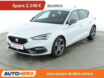 Gebraucht Seat Leon FR 150 PS (110 kW) 2021 Weiß Limousine