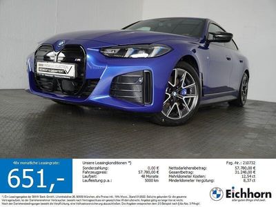 Gebraucht BMW i4 M Sport 400 kW (544 PS) 2025 Portimao blau metallic Limousine