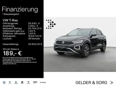 Brugt VW T-Roc Goal 150 HK (110 kW) 2025 Sort SUV