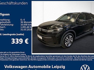 Neu VW Tiguan 150 PS (110 kW) 2025 Schwarz SUV