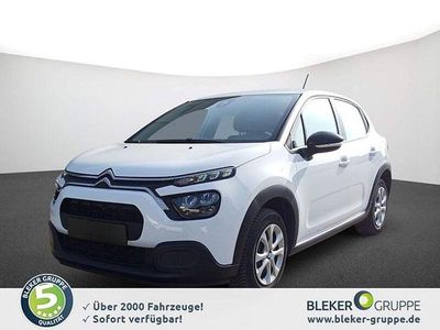 Gebraucht Citroën C3 Feel 82 PS (60 kW) 2022 Weiß Kleinwagen