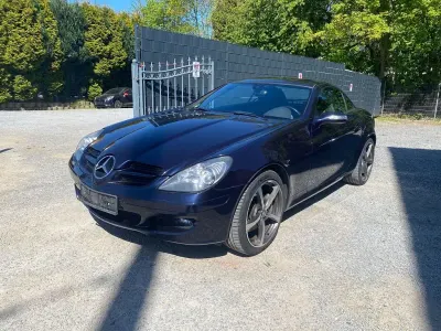 Second-hand Mercedes SLK200 163 CP (119 kW) 2007 Albastru Cabrio