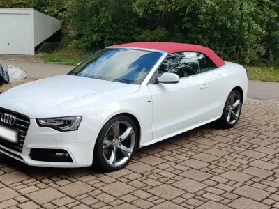 Gebraucht Audi A5 Cabriolet S-Line 190 PS (139 kW) 2016 Weiß Cabrio