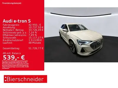 Usata Audi e-tron Ambiente 369 kW (503 CV) 2022 Bianco SUV