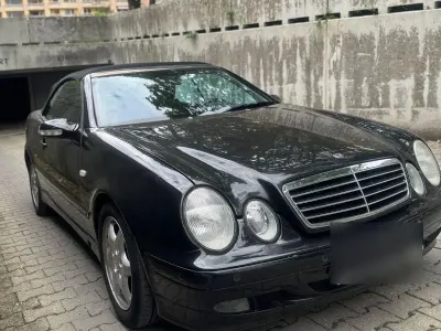 Brugt Mercedes CLK230 Avantgarde 197 HK (144 kW) 2001 Sort Cabriolet