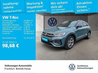 Gebraucht VW T-Roc R-line 150 PS (110 kW) 2025 Petroleum blue metallic/schwar SUV