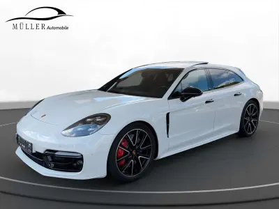 Gebraucht Porsche Panamera Sport 549 PS (403 kW) 2018 Pure white/weiss Kombi
