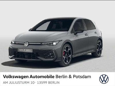 Neu VW Golf GTI 265 PS (194 kW) 2025 Grau (mondsteingrau / schwarz uni) Coupé