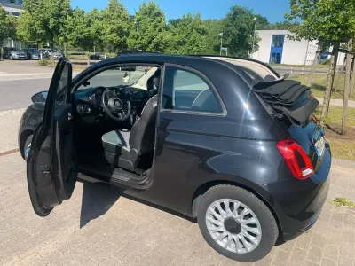 Gebraucht Fiat 500 Lounge 69 PS (50 kW) 2018 Schwarz Cabrio
