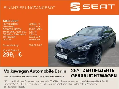 Gebraucht Seat Leon FR 204 PS (150 kW) 2021 Schwarz Kombi