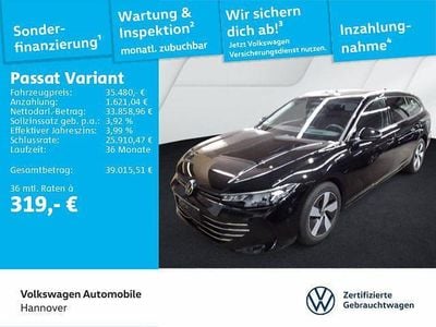 Gebraucht VW Passat Business 150 PS (110 kW) 2025 Schwarz Kombi