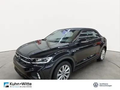 Gebraucht VW T-Roc Cabriolet R-line 150 PS (110 kW) 2025 Schwarz Cabrio