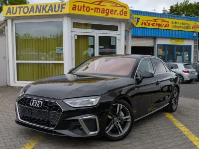 Używany Audi A4 S-Line 190 KM (139 kW) 2019 Czarny Sedan/Limuzyna