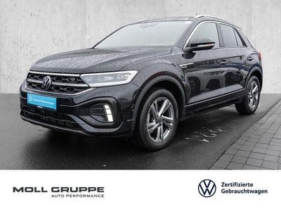 Gebraucht VW T-Roc R-line 110 PS (80 kW) 2023 Deep black perleffekt (metallic) SUV