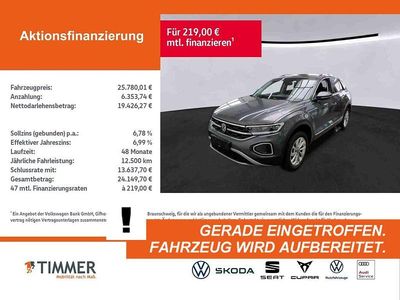 Gebraucht VW T-Roc Style 150 PS (110 kW) 2022 Indiumgrau metallic SUV