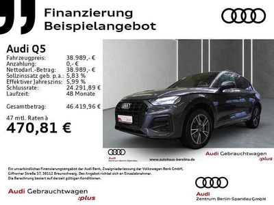 Manhattangrau metallic Gebraucht 2022 Audi Q5 S-Line SUV | 38.989 € (Guter Preis)