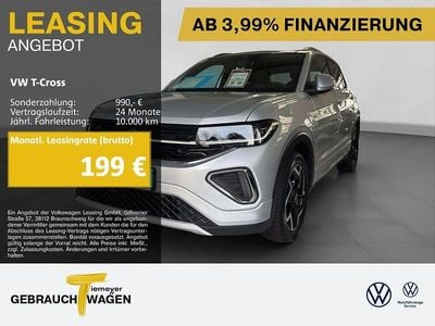 Gebraucht VW T-Cross R-line 150 PS (110 kW) 2025 Reflexsilber metallic SUV