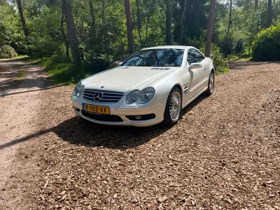 Gebraucht Mercedes SL55 AMG AMG 500 PS (367 kW) 2005 Weiß Cabrio