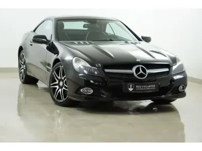 Gebraucht Mercedes SL350 315 PS (231 kW) 2010 Obsidianschwarz  lack (metallic) Cabrio