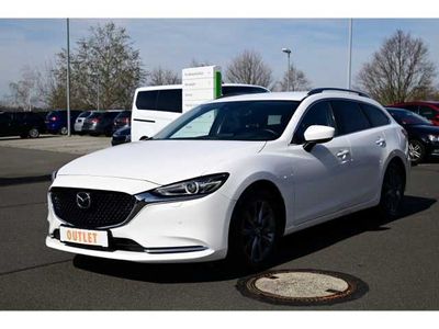 gebraucht Mazda 6 Kombi 2.2 SKYACTIV Exclusive-Line Navi LED Dyn. Kurvenlicht ACC Apple CarPlay Android Auto