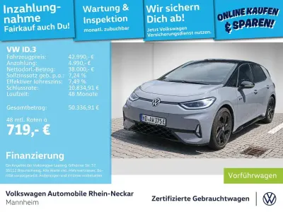 Gebraucht VW ID.3 GTX 210 kW (286 PS) 2026 Grau Kleinwagen