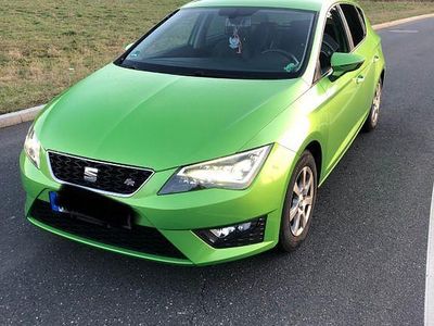 Usata Seat Leon FR 150 CV (110 kW) 2014 Verde Berlina