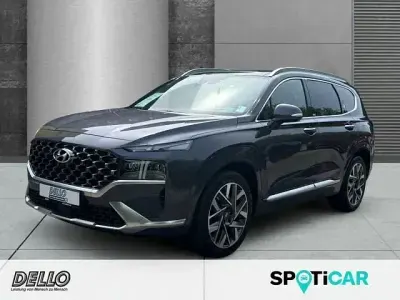 Gebraucht Hyundai Santa Fe Signature 201 PS (147 kW) 2020 Blau SUV