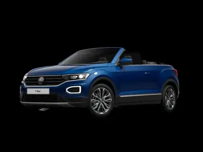 Gebraucht VW T-Roc Cabriolet Style 150 PS (110 kW) 2021 Blau Cabrio