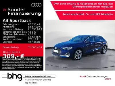 Gebraucht Audi A3 Advanced 116 PS (85 kW) 2025 Navarrablau metallic Kombi