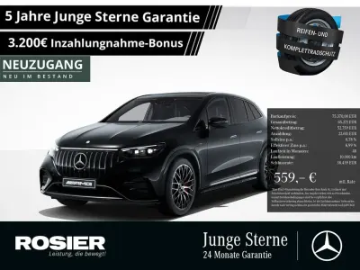 Gebraucht Mercedes EQE AMG 43 AMG 350 kW (476 PS) 2024 Schwarz / obsidianschwarz (metallic) SUV