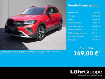 Gebraucht VW T-Cross Goal 116 PS (85 kW) 2025 Rot SUV