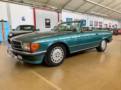 Usata Mercedes SL500 245 CV (180 kW) 1986 Verde Cabrio