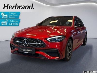 Rot Gebraucht 2022 Mercedes C300e AMG Limousine | 35.890 € (Etwas zu teuer)