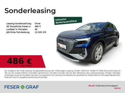 Używany Audi Q4 e-tron Ambiente 210 kW (286 KM) 2025 Niebieski SUV