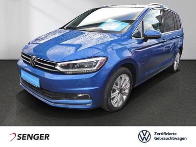 Gebraucht VW Touran Highline 150 PS (110 kW) 2022 Caribbean blue Van / Kleinbus