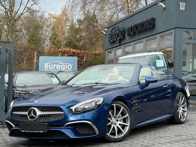 Gebraucht Mercedes SL400 AMG line 367 PS (269 kW) 2018 Blau Cabrio