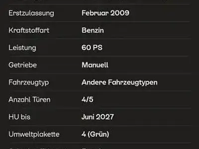 Gebraucht VW Polo Trendline 60 PS (44 kW) 2009 Schwarz Kleinwagen