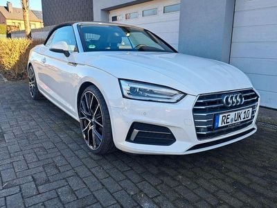 Gebraucht Audi A5 Cabriolet S-Line 150 PS (110 kW) 2017 Weiß Cabrio