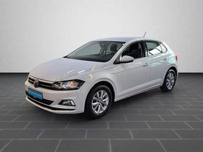 Pure white (metallic) Gebraucht 2019 VW Polo Highline Limousine | 15.300 € (Fairer Preis)