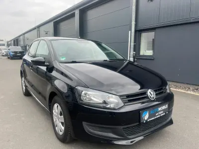 Gebraucht VW Polo Trendline 69 PS (50 kW) 2010 Schwarz Kleinwagen