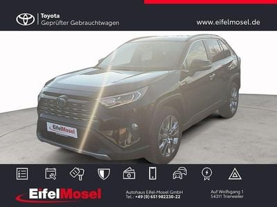 Gebraucht Toyota RAV4 Hybrid Plus 222 PS (163 kW) 2021 Tiefschwarz mica metallic SUV