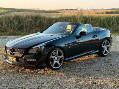Gebraucht Mercedes SLK55 AMG AMG 421 PS (309 kW) 2012 Schwarz Cabrio