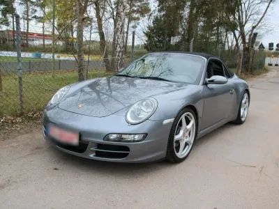 Second-hand Porsche 911 Carrera Cabriolet 325 CP (239 kW) 2005 Gri Cabrio