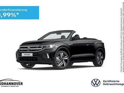 Usata VW T-Roc Cabriolet R-line 150 CV (110 kW) 2022 Nero Cabrio