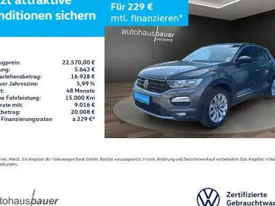 Gebraucht VW T-Roc Sport 150 PS (110 kW) 2021 Indiumgrau SUV