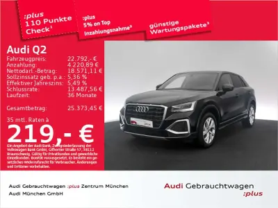 Gebraucht Audi Q2 Advanced Plus 150 PS (110 kW) 2023 Brillantschwarz SUV