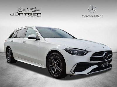 Gebraucht Mercedes C300e AMG line 204 PS (150 kW) 2022 Polarweiß Kombi