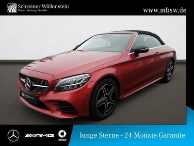 Rot manufaktur lack manufaktur hyazinthrot Gebraucht 2020 Mercedes C200 AMG Cabrio | 29.890 € (Guter Preis)