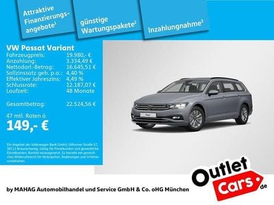 Grau Gebraucht 2023 VW Passat Business Kombi | 19.980 € (Guter Preis)